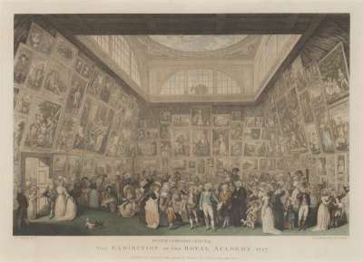 Image of The Exhibition of the Royal Academy, 1787