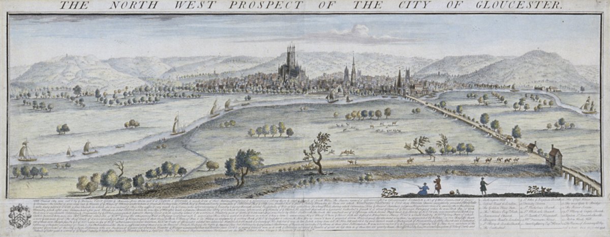 Image of The North West Prospect of the City of Gloucester