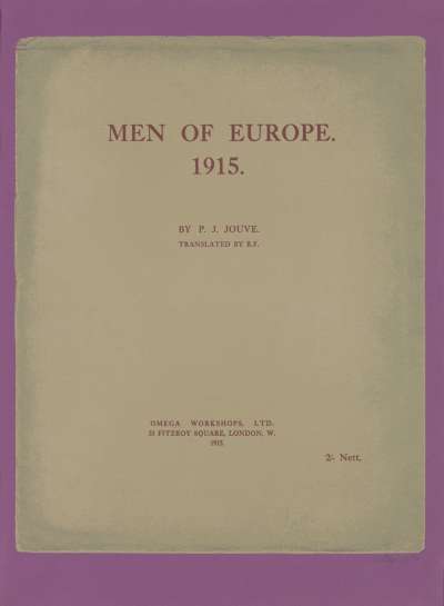 Image of Men of Europe, 1915