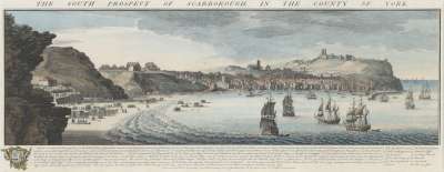 Image of The South Prospect of Scarborough, in the County of York