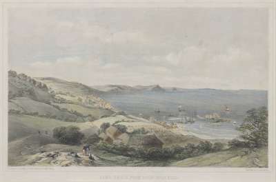 Image of Lyme Regis, from Holm Bush Hill