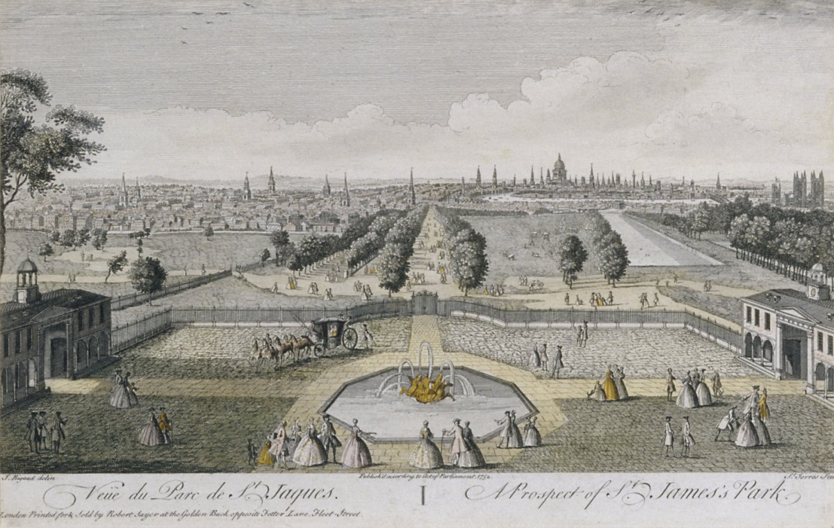 Image of Vue du Parc de St. Jaques / A Prospect of St. James’s Park