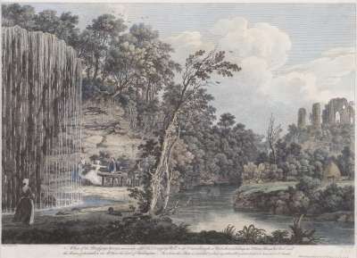 Image of A View of the Petrifying Spring, Commonly called the Dropping Well, at Knaresborough, in Yorkshire