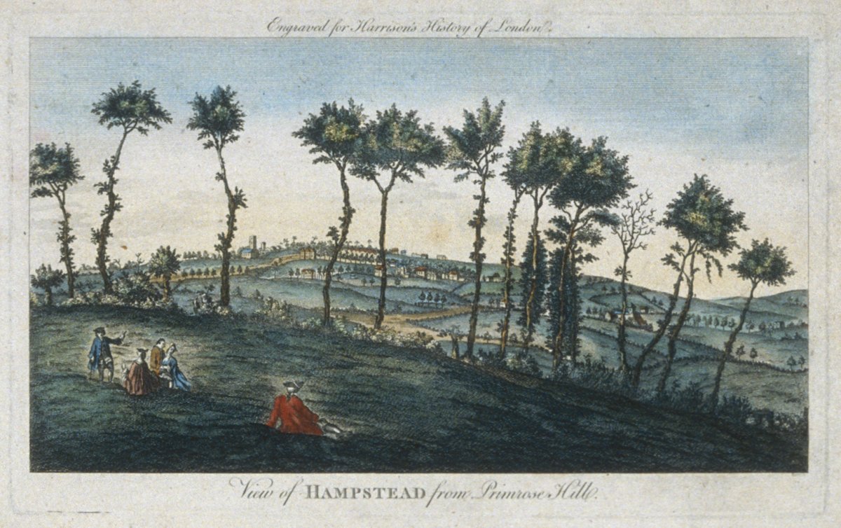 Image of View of Hampstead from Primrose Hill