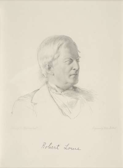 Image of Robert Lowe, Viscount Sherbrooke (1811-1892) politician; Chancellor of the Exchequer