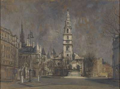 Image of Winter Sun, St. Clement Danes