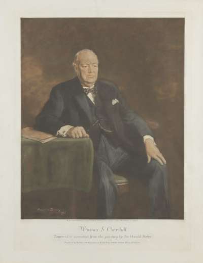 Image of Sir Winston Churchill (1874-1965) Prime Minister