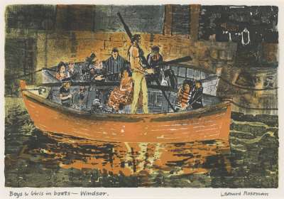 Image of Boys and Girls in Boats, Windsor