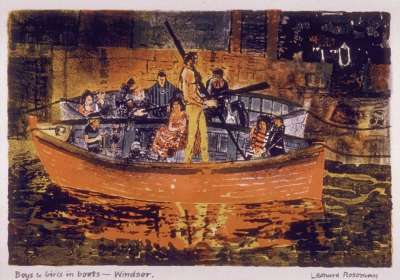 Image of Boys and Girls in Boats, Windsor