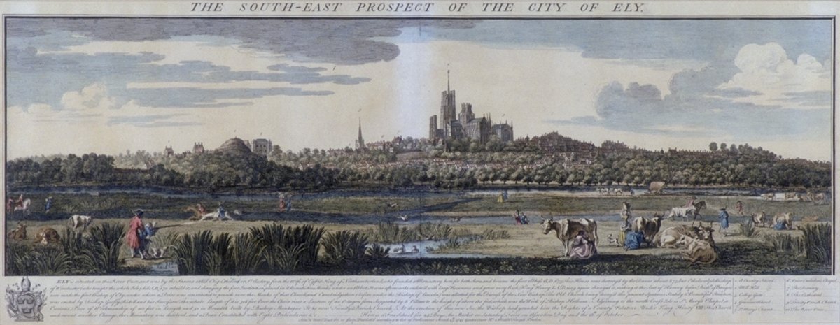 Image of The South-East Prospect of the City of Ely