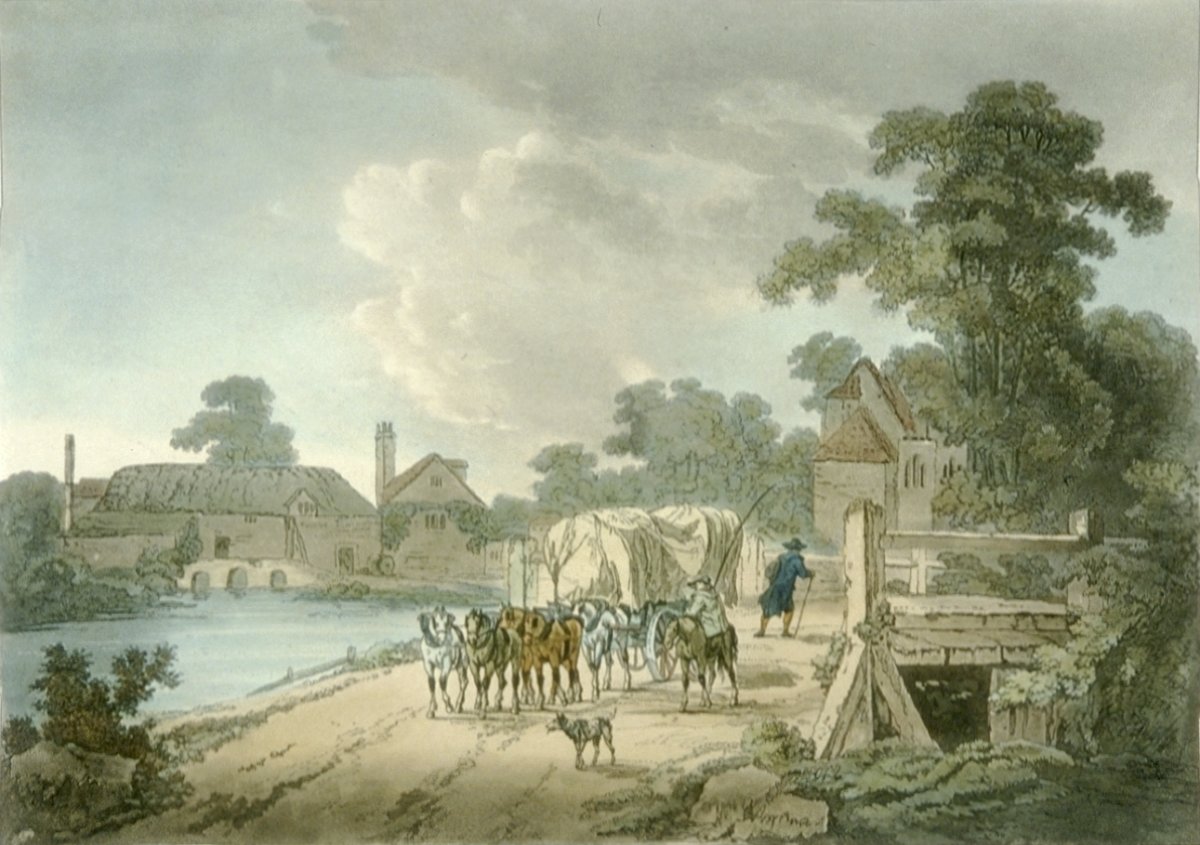 Image of View of Hunton Bridge Mill etc., near King’s Langley, Hertfordshire