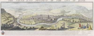 Image of The South East Prospect of the City of Bath