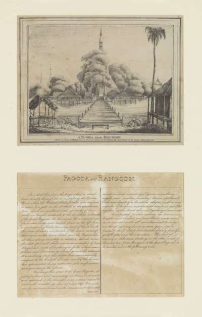 Image of A Pagoda near Rangoon