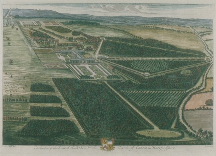 Image of Cashiobury the Seat of the Rt. Hon. The Earl of Essex in Hertfordshire