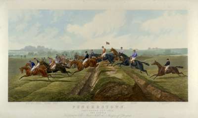 Image of Punchestown.  Conyngham Cup 1872.  The Double.