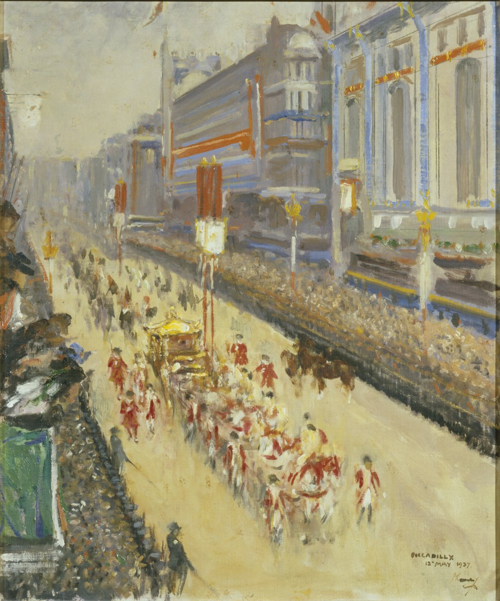 Image of Coronation Procession, Piccadilly, 12 May 1937