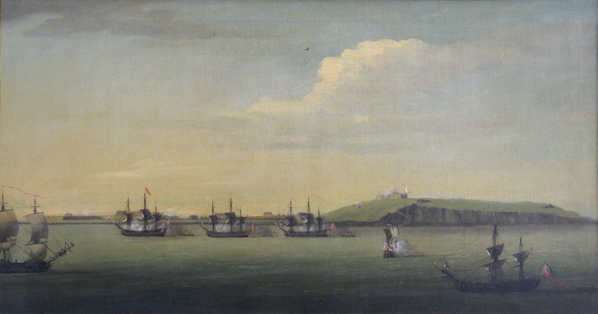 Image of The British Attack on Gorée, 29 November 1758