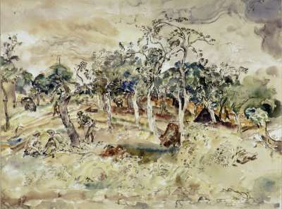 Image of Encampment in the Orchard