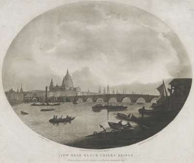 Image of View near Blackfriers [sic] Bridge