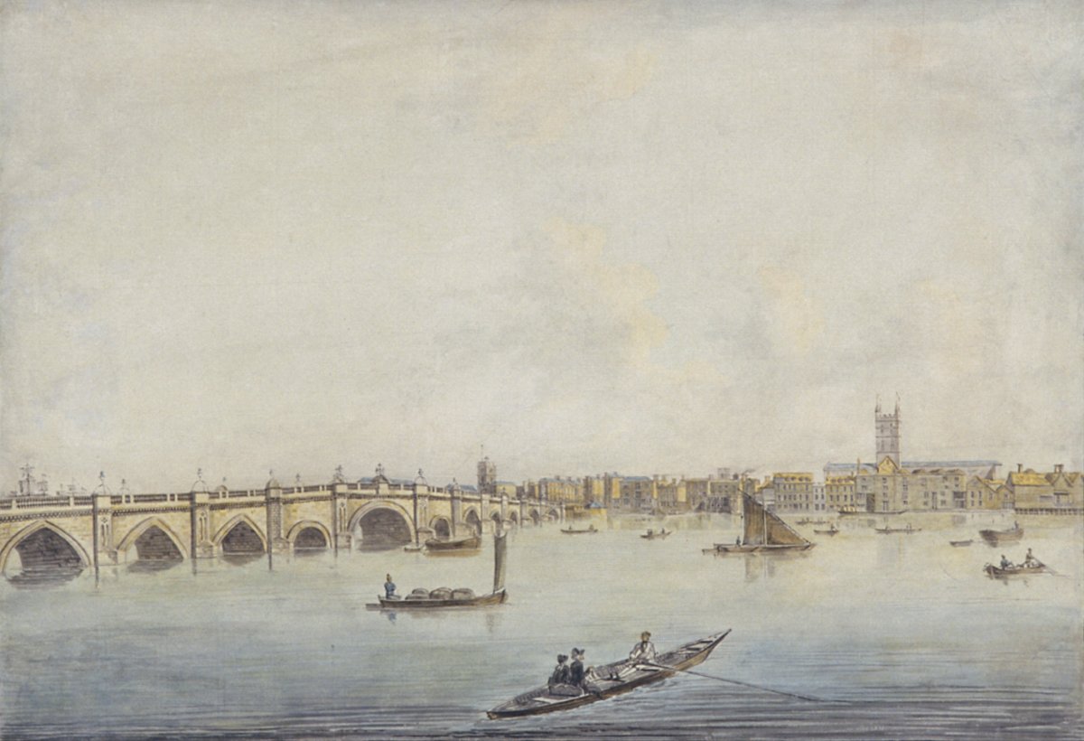 Image of View of London Bridge and Southwark