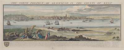 Image of The North Prospect of Gravesend in the County of Kent