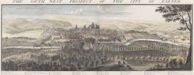 Image of The South West Prospect of the City of Exeter