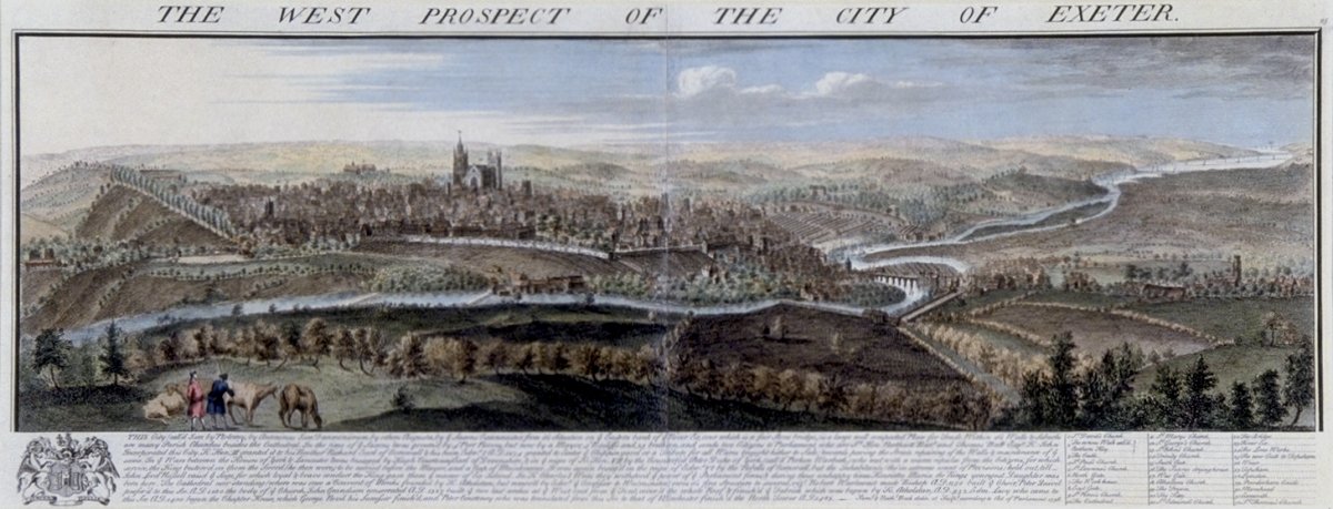 Image of The West Prospect of the City of Exeter