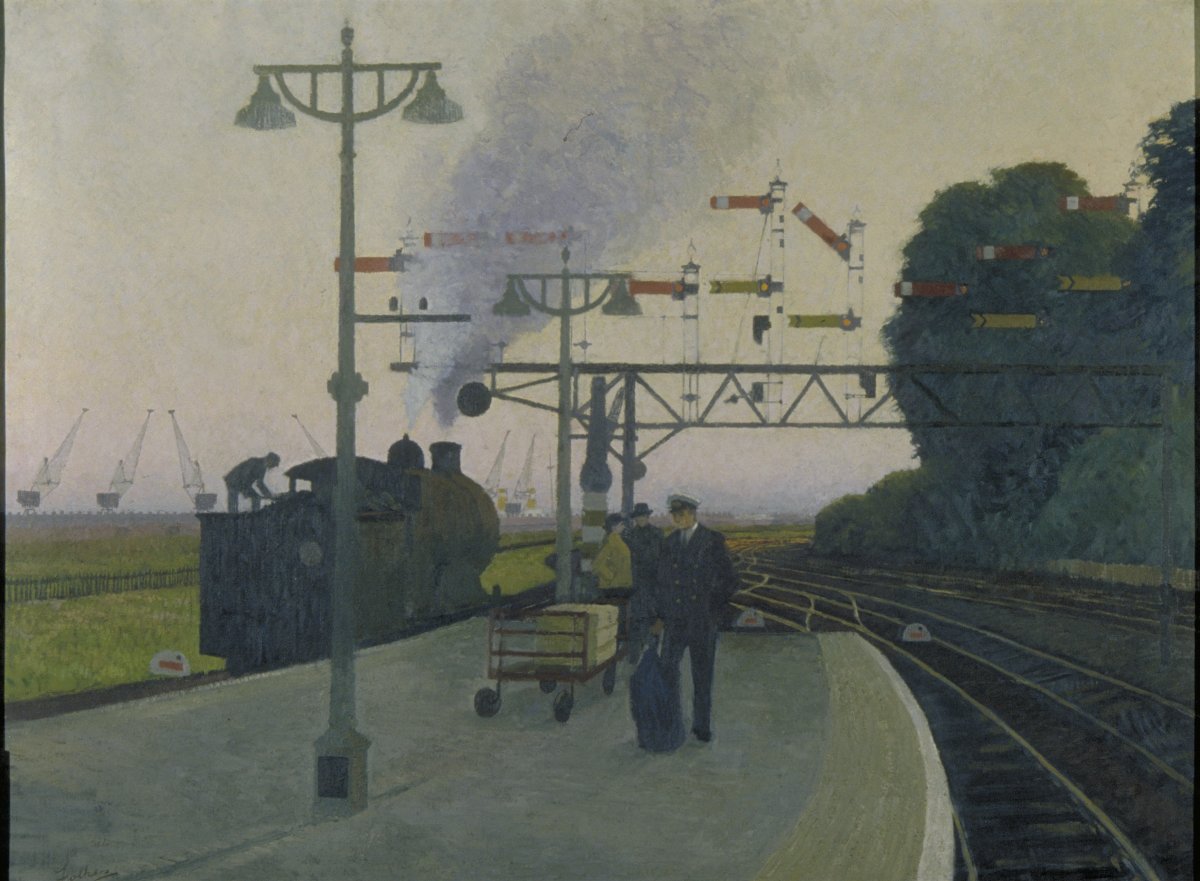 Image of No. 4 Platform, Southampton Central Station – Evening