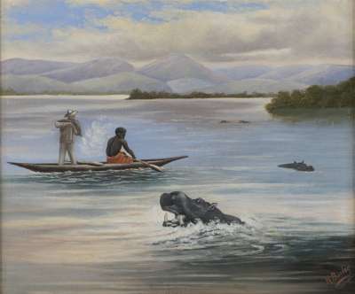 Image of Hippopotamus Shooting, Stanley Pool