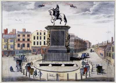 Image of The Brass Statue of King Charles I at Charring Cross