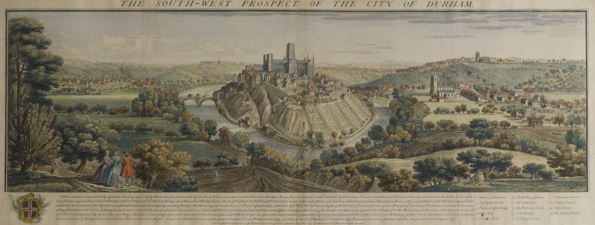 Image of The South-West Prospect of the City of Durham