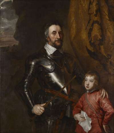 Image of Thomas Howard, 14th Earl of Arundel, 4th Earl of Surrey and 1st Earl of Norfolk (1585-1646), patron of art, collector and politician, with his grandson, Thomas Howard, 5th Duke of Norfolk (1627-1677)