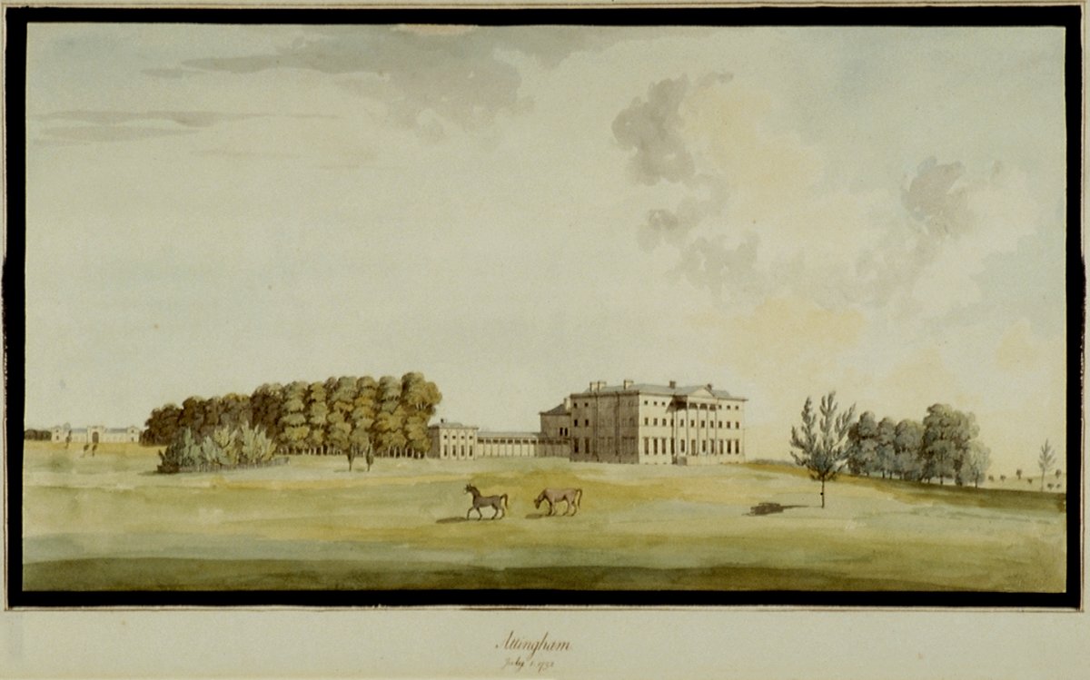 Image of View of Attingham Hall, Shropshire