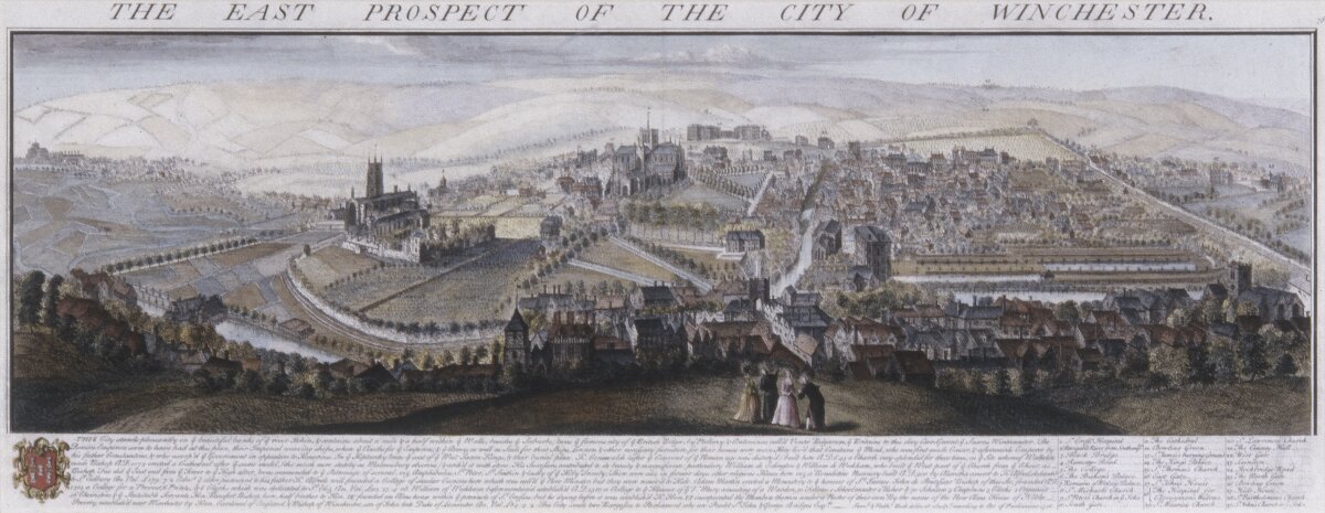 Image of The East Prospect of the City of Winchester