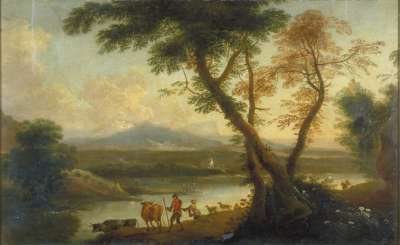 Image of Landscape with Cattle