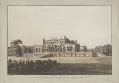 Image of N E View of Eaton Hall, near Chester, the Seat of Earl Grosvenor