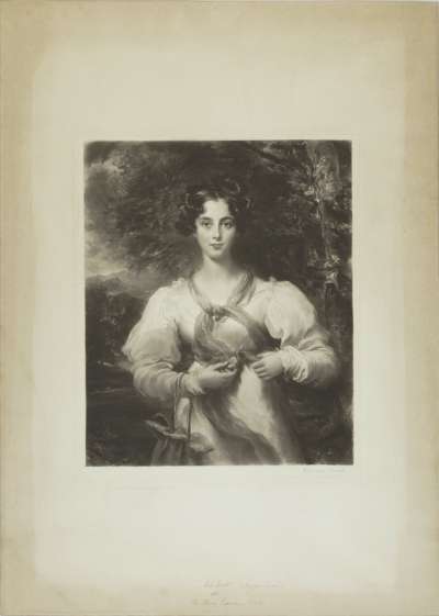 Image of Miss West (Harriott Woodgate (née West), 1804-1879)