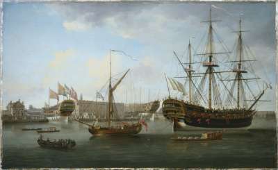 Image of Deptford Dockyard: “Les Trois Amis”