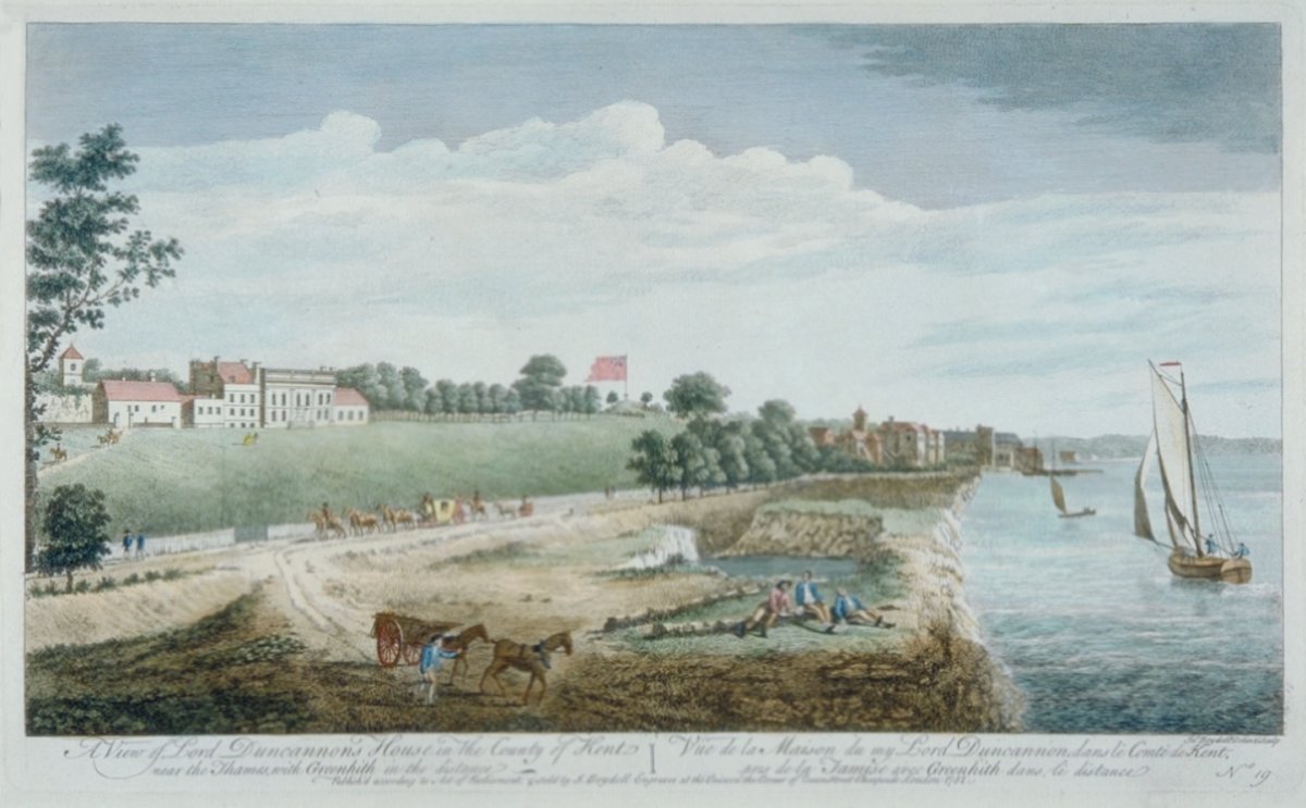 Image of A View of Lord Duncannon’s House in the County of Kent / Vue de la Maison du my Lord Duncannon, dans le Comté de Kent