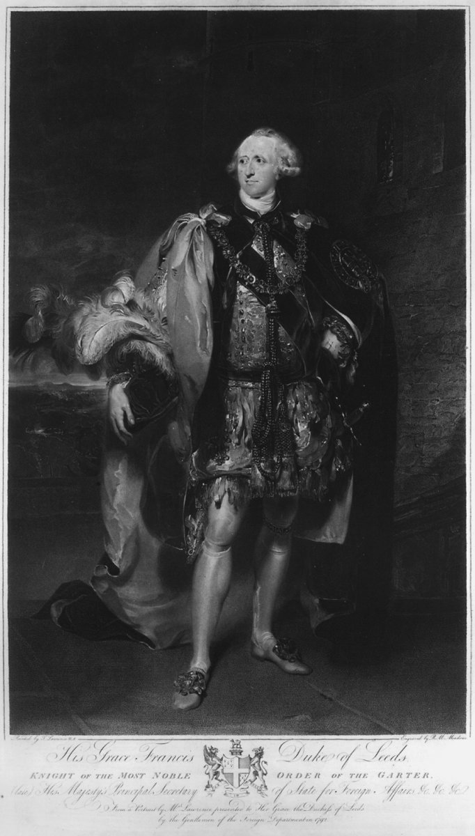 Image of Francis Osborne, 5th Duke of Leeds (1751-99) Secretary of State for Foreign Affairs