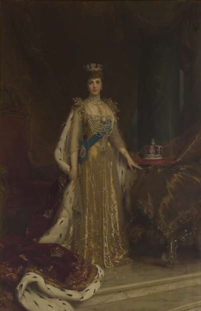 Image of Alexandra of Denmark (1844-1925) Queen Consort of King Edward VII