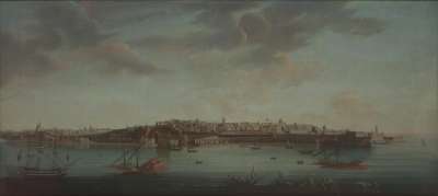 Image of Harbour Scene, Valletta, Malta c.1800