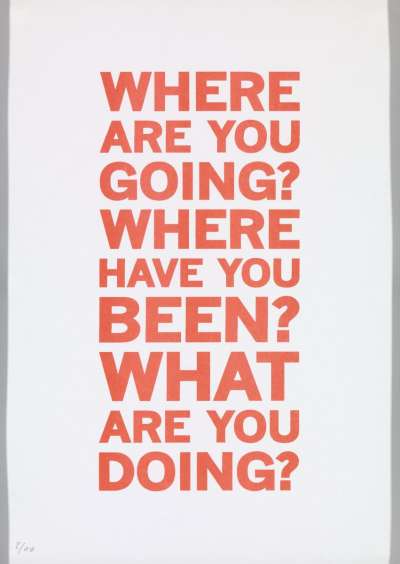 Image of Where are you going? Where have you been? What are you doing?