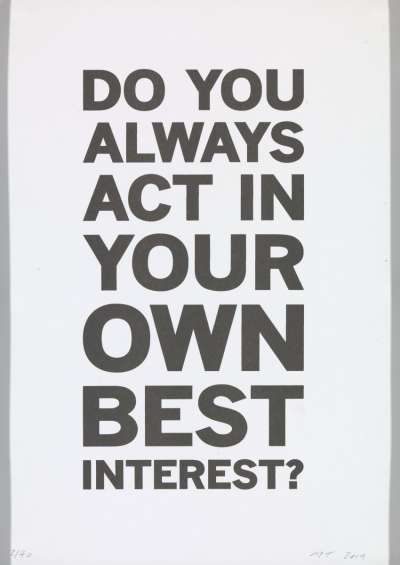 Image of Do you always act in your own best interest?