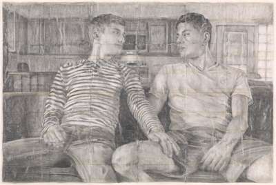 Image of There is never more than a fag paper between them – Dominic and Andy