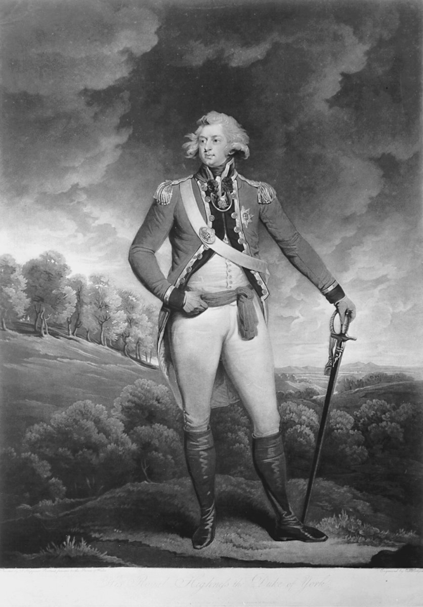 Image of Frederick, Duke of York and Albany (1763-1827) Commander-in-Chief of the Army; Bishop of Osnabrück; 2nd son of George III