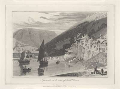 Image of Lynmouth on the Coast of North Devon