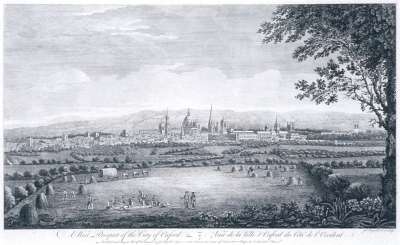 Image of A West Prospect of the City of Oxford /  Veüe de la Ville d’Oxford du Côté de l’Occident