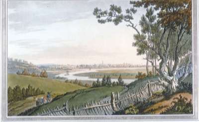 Image of View of Abingdon from Nuneham Park