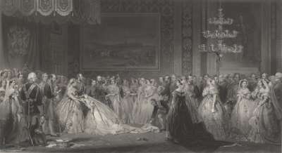 Image of A Drawing Room at St. James’s Palace in the Reign of Queen Victoria